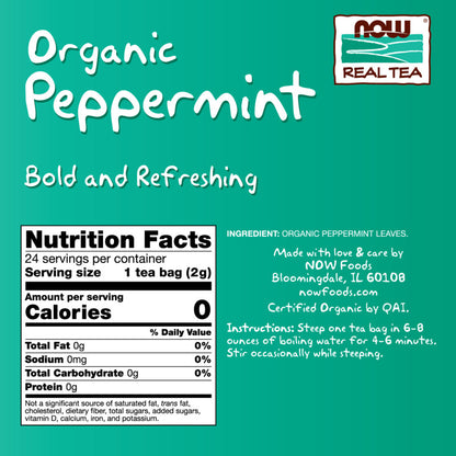Peppermint Tea Organic by Now