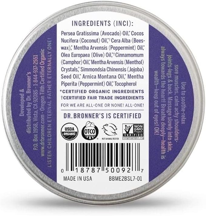 Magic Balm Arnica Menthol Organic by Dr. Bronner's
