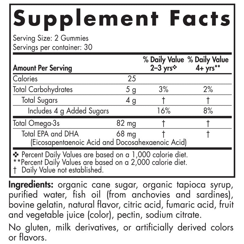 Nordic Omega-3 60 Gummies by Nordic Naturals