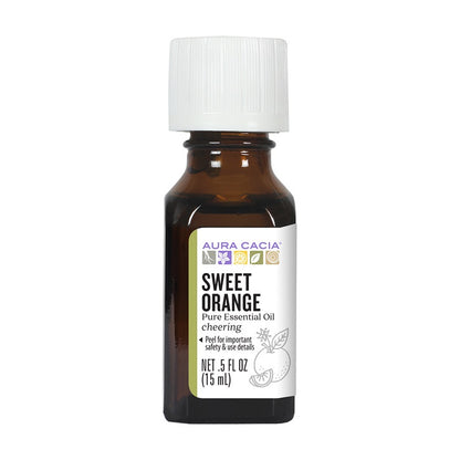 Sweet Orange Oil 0.5oz by Aura Cacia
