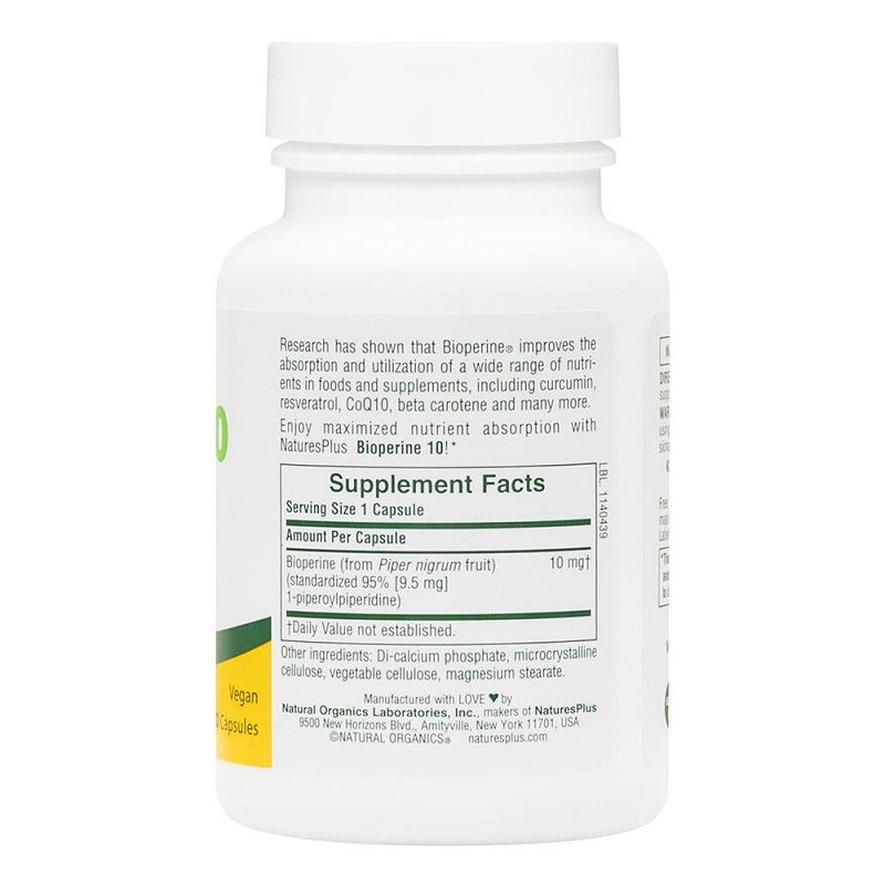 Bioperine 10 by NaturesPlus