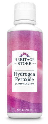 Hydrogen Peroxide 3% 16oz by Heritage Store