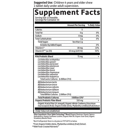 Dr. Formulated Probiotics Kids+ Strawberry Banana by Garden of Life