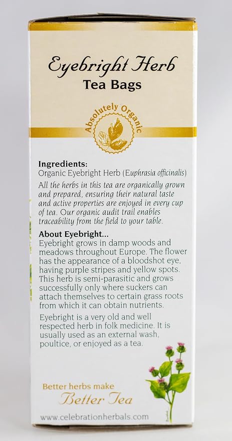 Eyebright Herb Tea Bags by Celebration Herbals