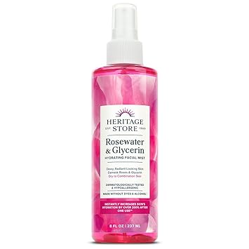 Rosewater & Glycerin Spray 8oz by Heritage Store