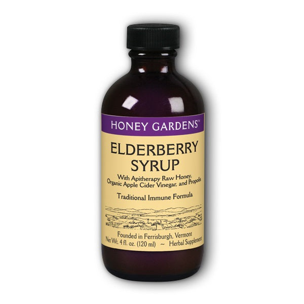 Elderberry Syrup 4oz by Honey Gardens