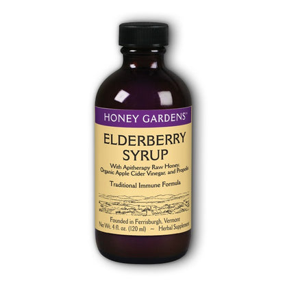 Elderberry Syrup 4oz by Honey Gardens