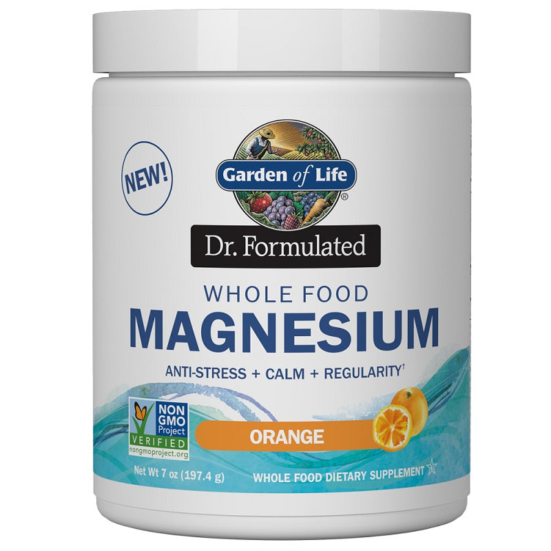 Magnesium Powder Orange 7oz by Garden of Life