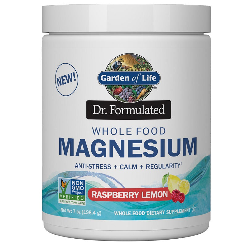 Magnesium Powder Raspberry Lemon 7oz by Garden of Life