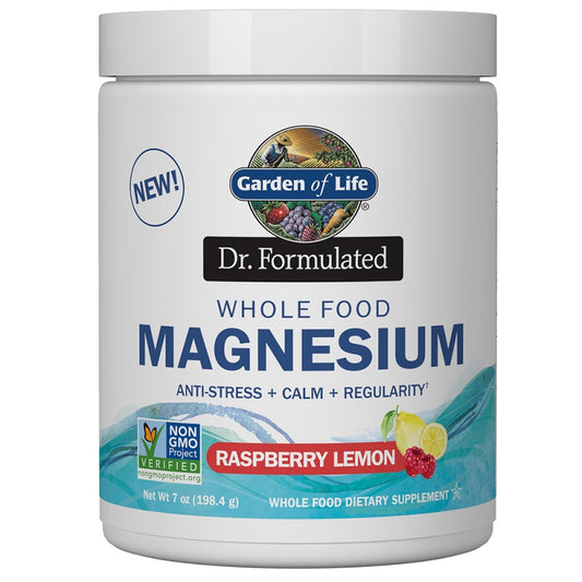 Magnesium Powder Raspberry Lemon 7oz by Garden of Life