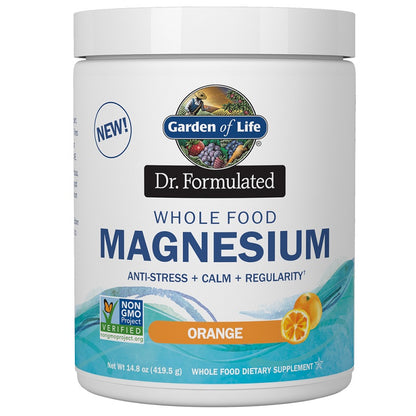 Magnesium Powder Orange 14oz by Garden of Life