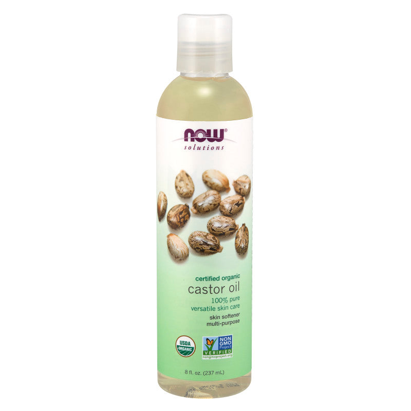 Castor Oil Organic 8oz by Now