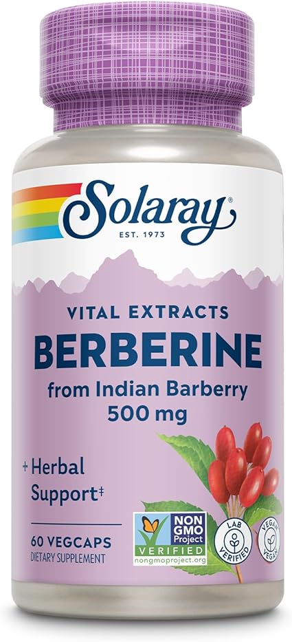Berberine 500mg 60VegCaps by Solaray