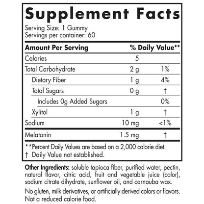 Melatonin 60 Gummies by Nordic Naturals