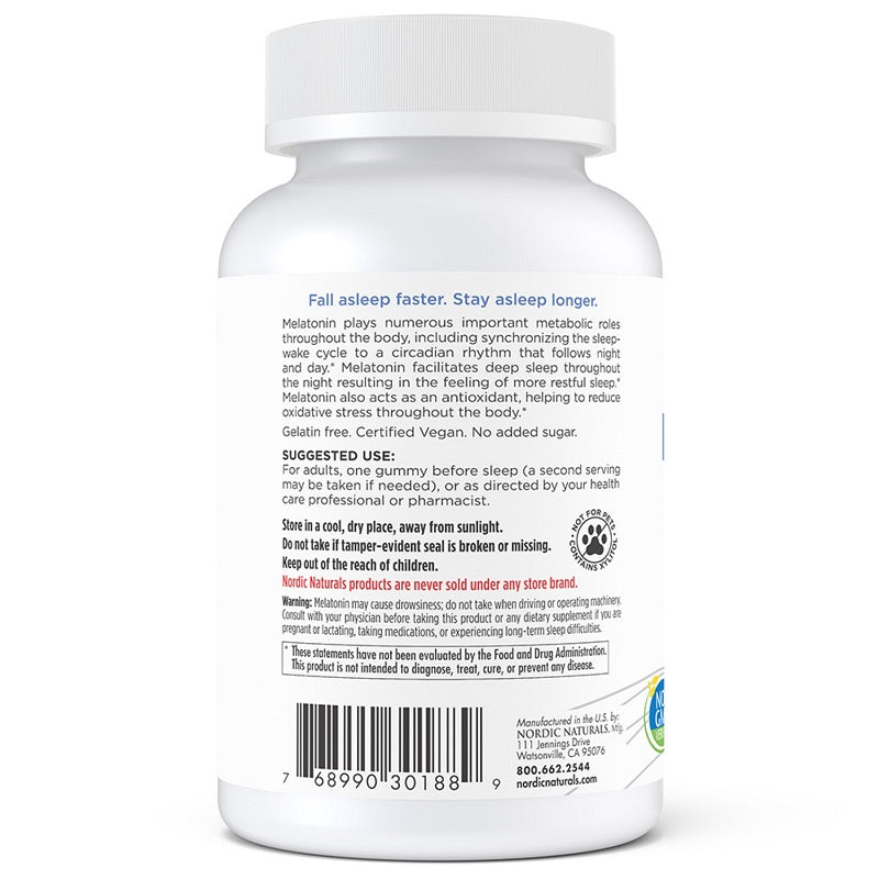 Melatonin 60 Gummies by Nordic Naturals