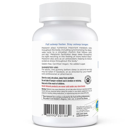 Melatonin 60 Gummies by Nordic Naturals