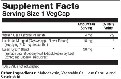 Lutein Eyes 18mg 30VegCaps by Solaray