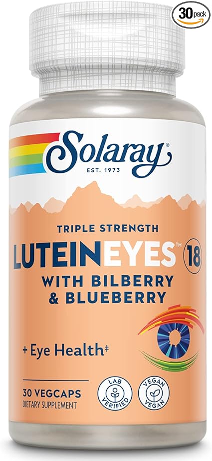 Lutein Eyes 18mg 30VegCaps by Solaray