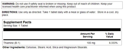 B-1 100mg 100tabs by Kal