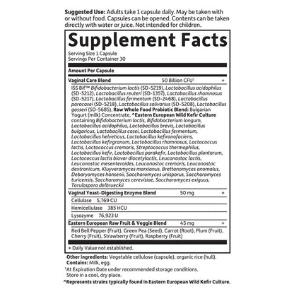 RAW Probiotics Vaginal Care SS by Garden of Life