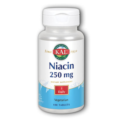 Niacin 250mg 100tabs by Kal