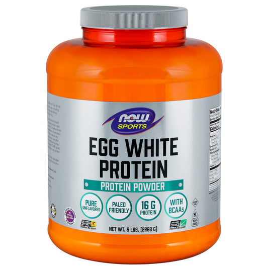 Egg White Protein Unflavored 5lb by Now