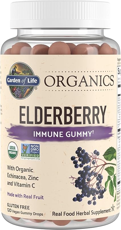 Organics Elderberry Gummies by Garden of Life