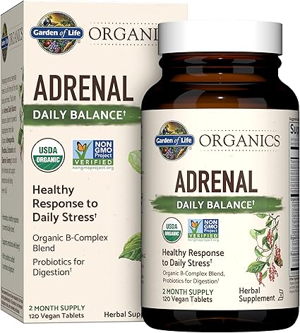 Organics Adrenal Balance Capsules by Garden of Life