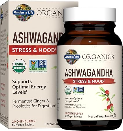 Ashwagandha Stress & Mood Tablets by Garden of Life