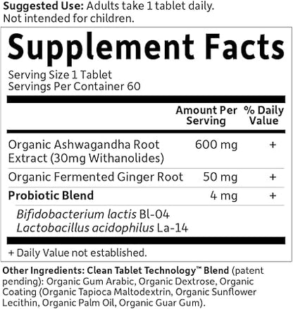 Ashwagandha Stress & Mood Tablets by Garden of Life