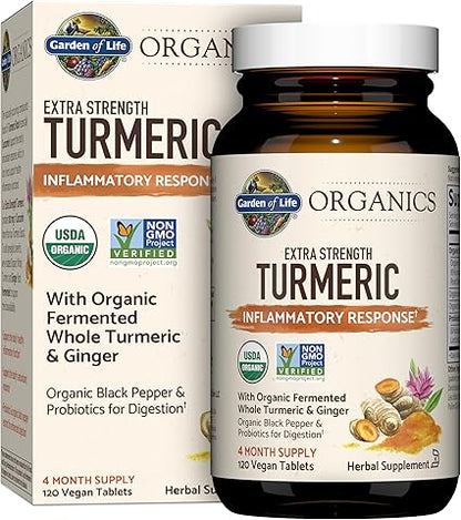 Turmeric Extra Strength Tablets by Garden of Life