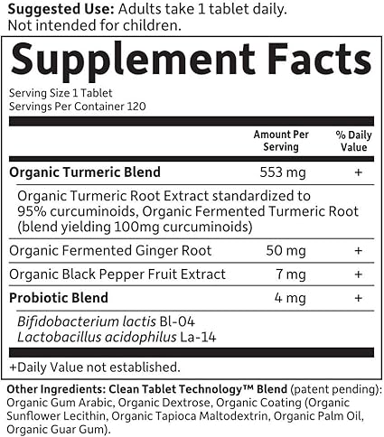 Turmeric Extra Strength Tablets by Garden of Life