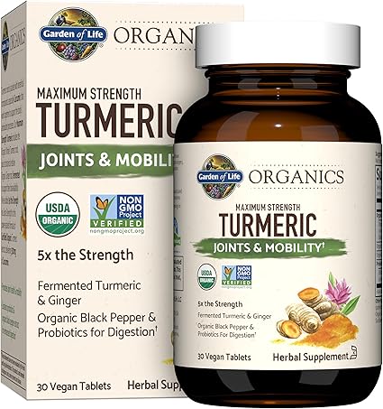 Turmeric Max Strength Tablets by Garden of Life