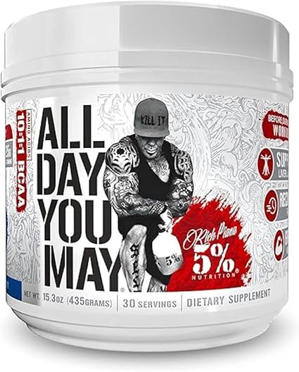 All Day You May Blue Raspberry by 5% Nutrition