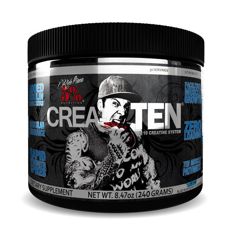 Crea-TEN Blue Raspberry by 5% Nutrition