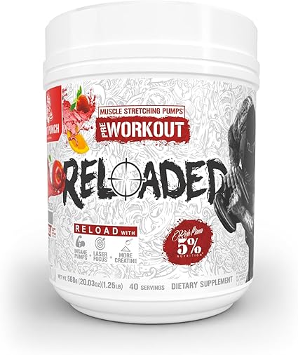 Reloaded Pre Workout Fruit Punch by 5% Nutrition