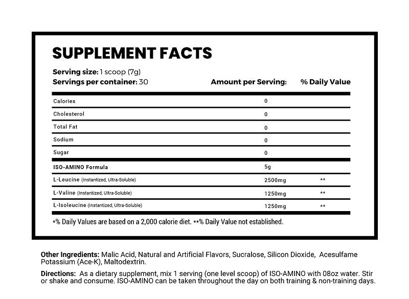 Iso-Amino Rainbow Sherbet by MAN Sports