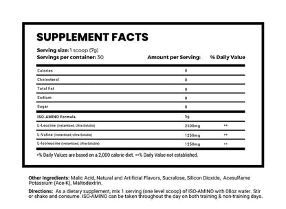 Iso-Amino Rainbow Sherbet by MAN Sports