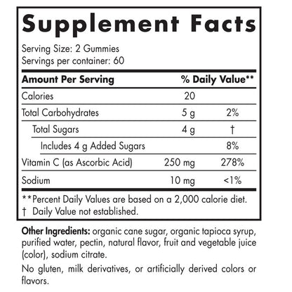 Vitamin C 120 Gummies by Nordic Naturals