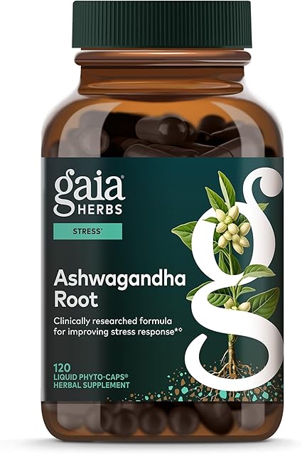 Ashwagandha Root Liquid Caps by Gaia Herbs
