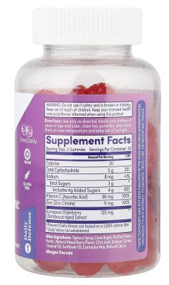 Elderberry Zinc Gummies 60ct by Zand