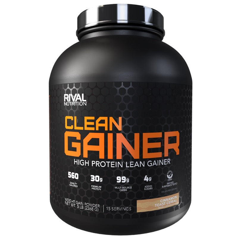 Clean Gainer Cinnamon Toast Cereal 5lb by Rival Nutrition