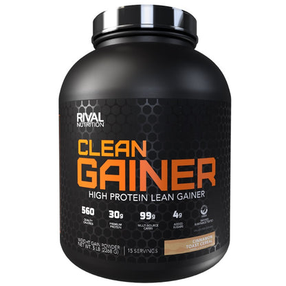 Clean Gainer Cinnamon Toast Cereal 5lb by Rival Nutrition