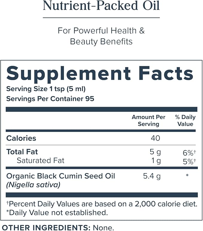 Black Seed Oil 16oz by Heritage Store