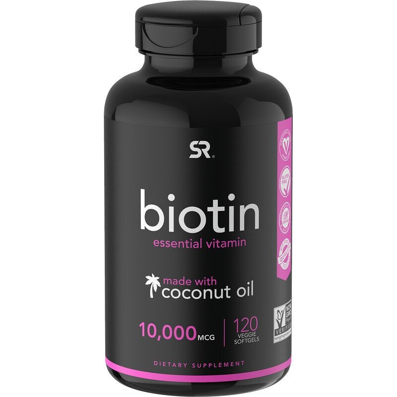 Biotin 10,000mcg 120sg by Sports Research