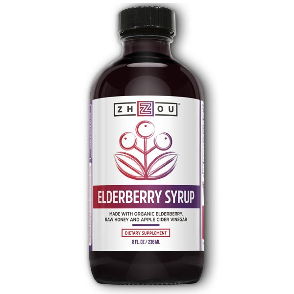 Elderberry ACV Syrup 8oz by ZHOU