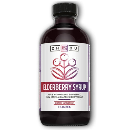 Elderberry ACV Syrup 8oz by ZHOU
