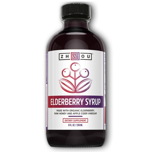 Elderberry ACV Syrup 8oz by ZHOU