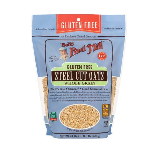 Steel Cut Oats Gluten Free 24oz by Bob's Red Mill