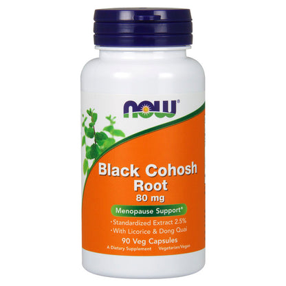 Black Cohosh Root 80mg 90VegCaps by Now